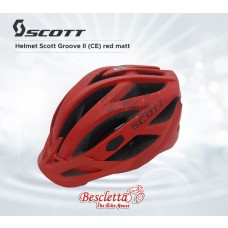 Helmet Scott Groove II (CE) red matt 