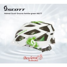Helmet Scott Groove IIwhite-green MATT